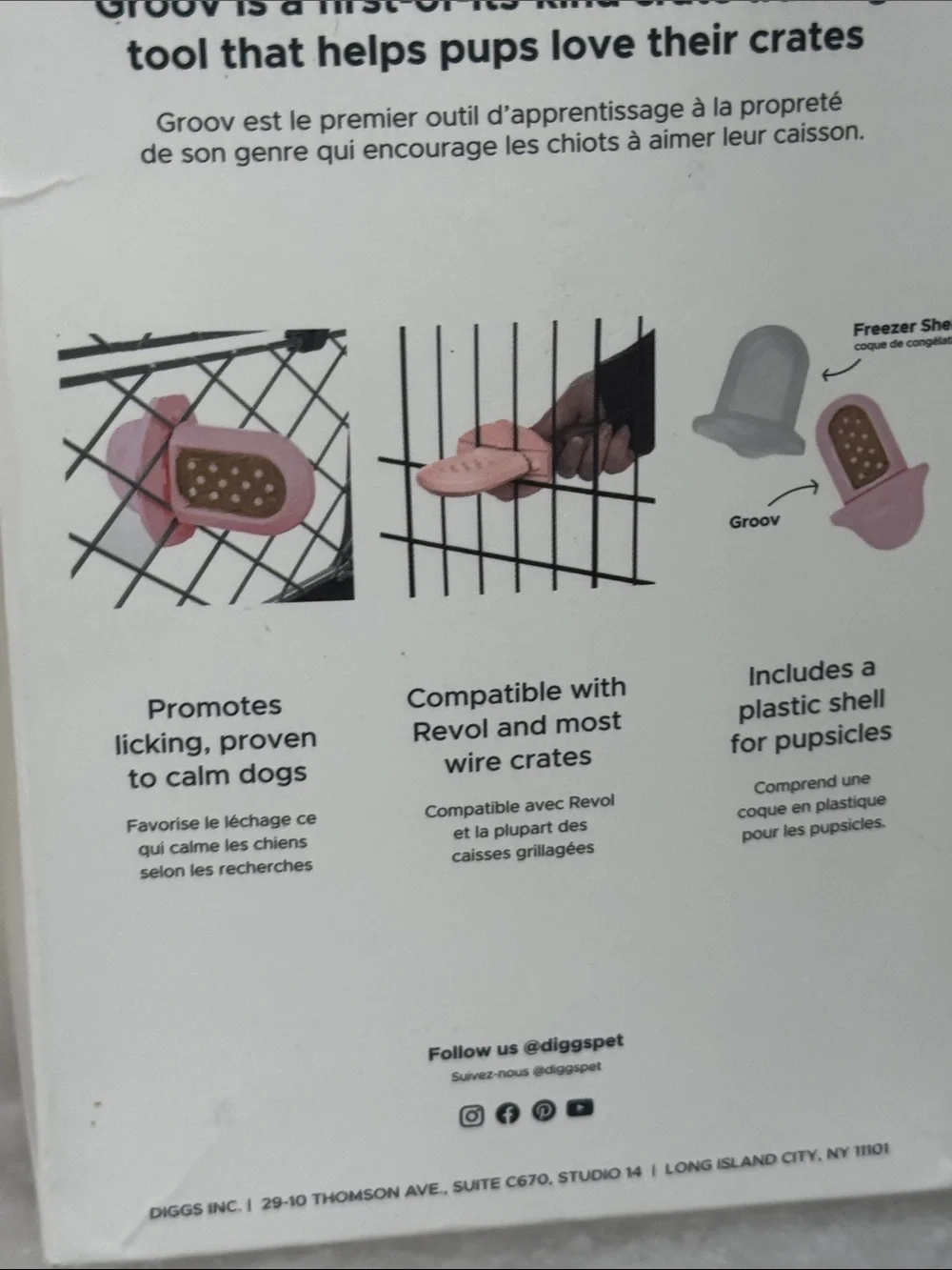 Groov Pink Dog Crate Training Aid - NIB!